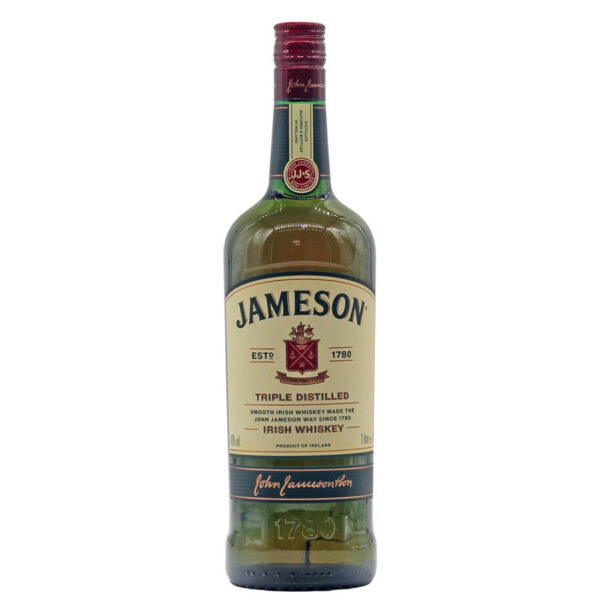 Jameson Triple Distilled Irish Whiskey 40% 1L